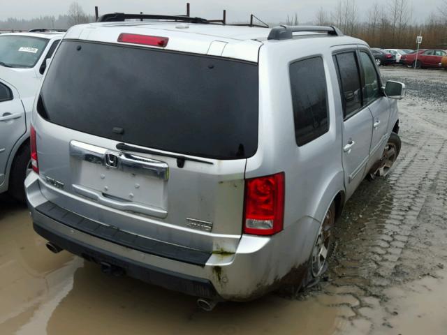 5FNYF4H89AB006546 - 2010 HONDA PILOT TOUR GRAY photo 4