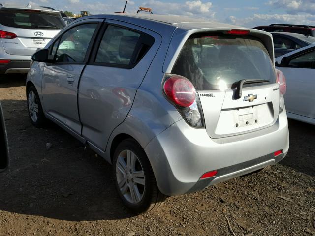 KL8CD6S95EC557467 - 2014 CHEVROLET SPARK SILVER photo 3