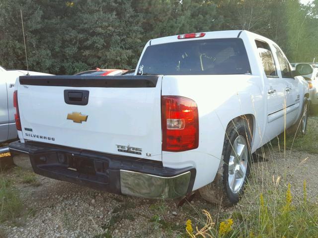 3GCPCSE01CG157403 - 2012 CHEVROLET SILVERADO WHITE photo 4