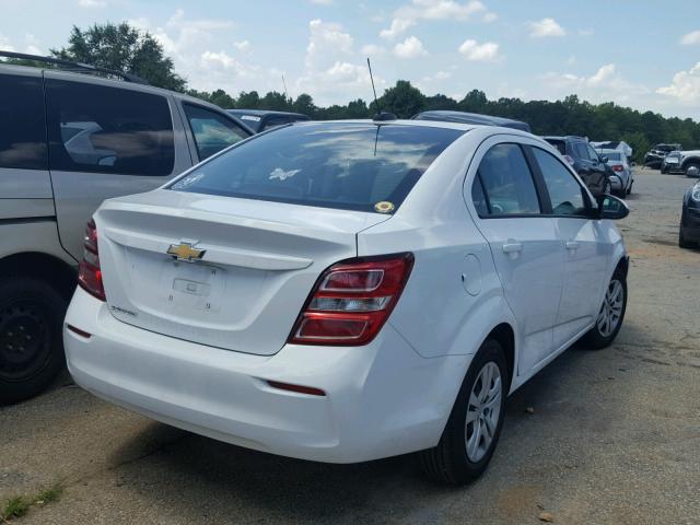1G1JB5SH9J4101667 - 2018 CHEVROLET SONIC LS 白色 照片 4