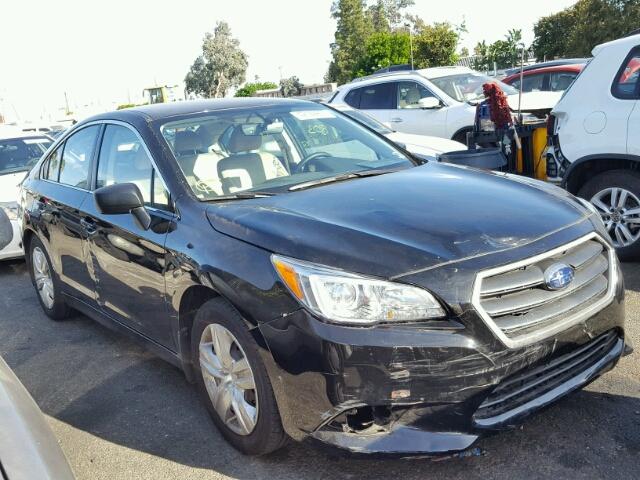 4S3BNAA6XH3058940 - 2017 SUBARU LEGACY 2.5 BLACK photo 1