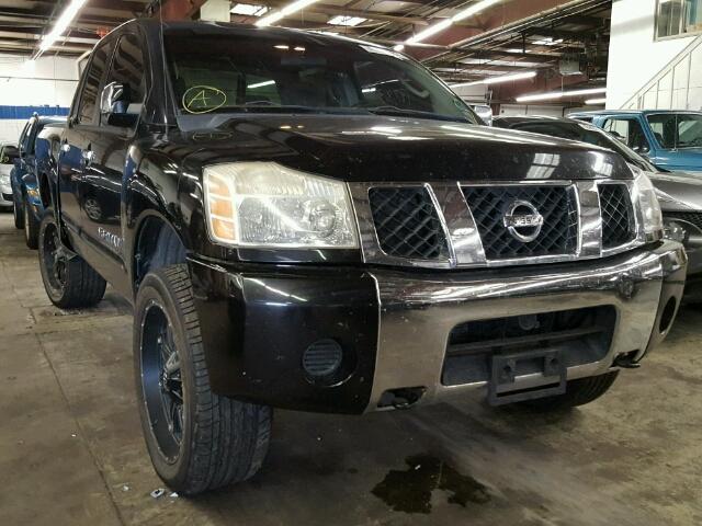 1N6AA07B15N529814 - 2005 NISSAN TITAN XE BLACK photo 1