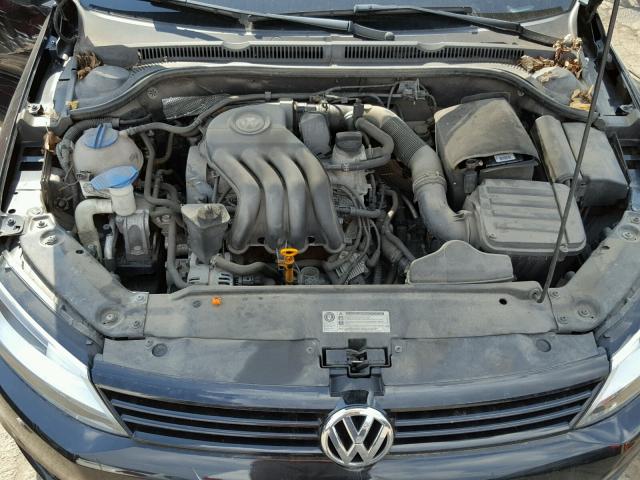 3VW2K7AJ4BM386230 - 2011 VOLKSWAGEN JETTA BASE Սև լուսանկար 7