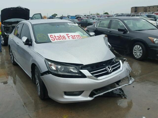 1HGCR2F58EA172331 - 2014 HONDA ACCORD SPO SILVER photo 1