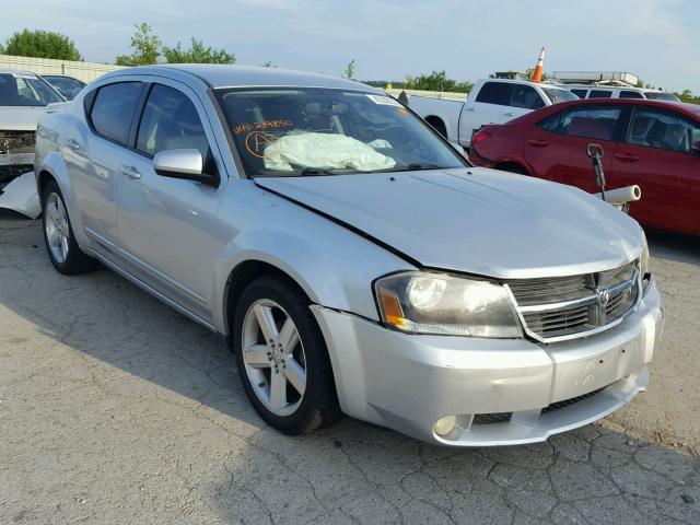 1B3LC76M18N219850 - 2008 DODGE AVENGER R/ SILVER photo 1