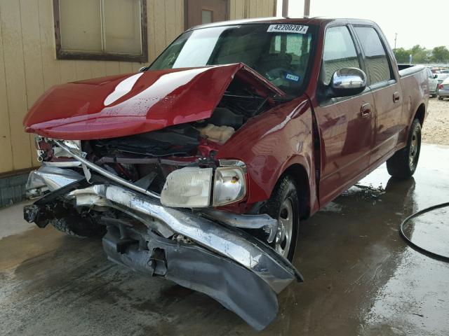 1FTRW07602KA28212 - 2002 FORD F150 SUPER RED photo 2