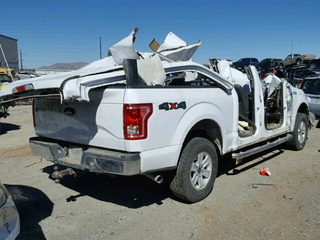 1FTEW1EP8GKE25867 - 2016 FORD F150 SUPER WHITE photo 4