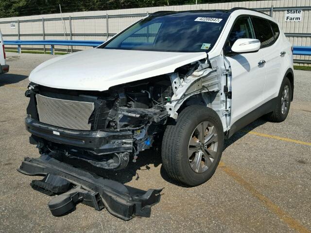 5XYZU3LBXFG266042 - 2015 HYUNDAI SANTA FE S 白色 照片 2