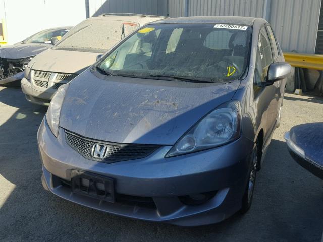 JHMGE87499S012655 - 2009 HONDA FIT SILVER photo 2