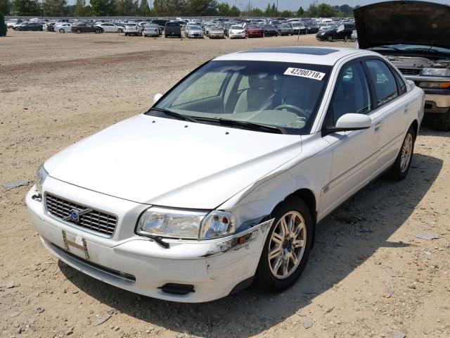 YV1TS59H641367900 - 2004 VOLVO S80 2.5T WHITE photo 2