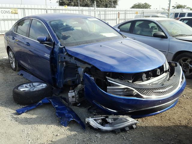 1C3CCCAB7FN578957 - 2015 CHRYSLER 200 LIMITE BLUE photo 1