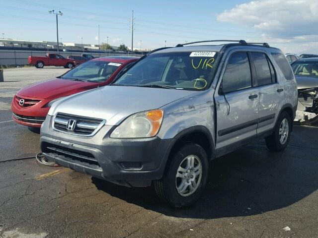 JHLRD788X4C006507 - 2004 HONDA CR-V EX SILVER photo 2