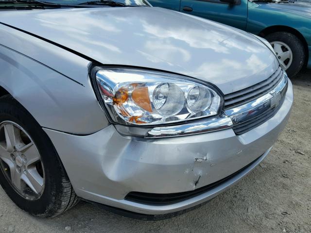 1G1ZT54844F138602 - 2004 CHEVROLET MALIBU LS ვერცხლისფერი ფოტო 9