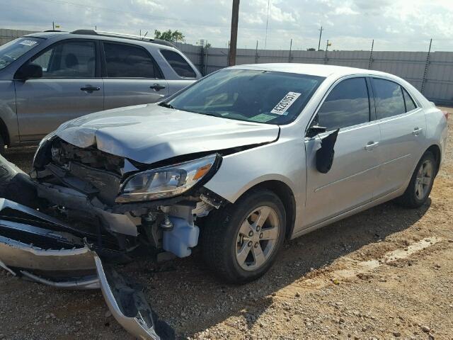 1G11B5SA4DU141016 - 2013 CHEVROLET MALIBU LS GRAY photo 2