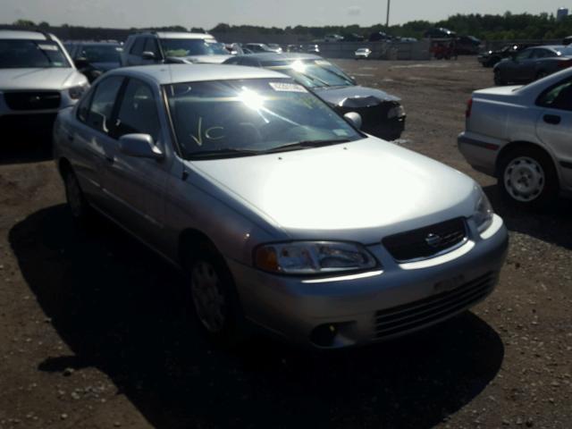 3N1CB51D42L592775 - 2002 NISSAN SENTRA XE GRAY photo 1