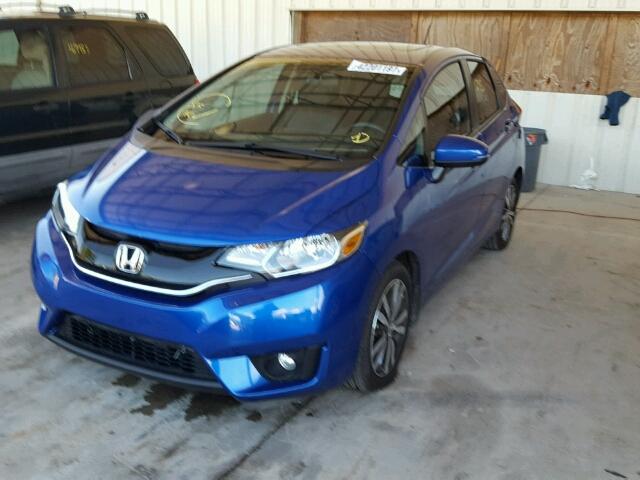 3HGGK5H82HM704744 - 2017 HONDA FIT BLUE photo 2