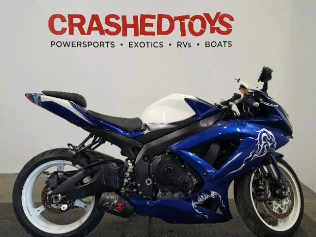 JS1GR7LA492103595 - 2009 SUZUKI GSX-R750 BLUE photo 1