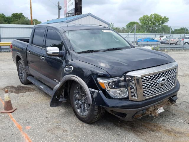 1N6AA1E54HN510472 - 2017 NISSAN TITAN SV BLACK photo 1