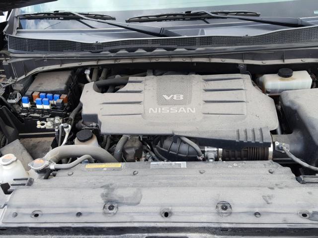 1N6AA1E54HN510472 - 2017 NISSAN TITAN SV BLACK photo 7