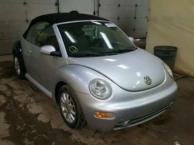 3VWCM31Y85M301835 - 2005 VOLKSWAGEN NEW BEETLE ვერცხლისფერი ფოტო 1