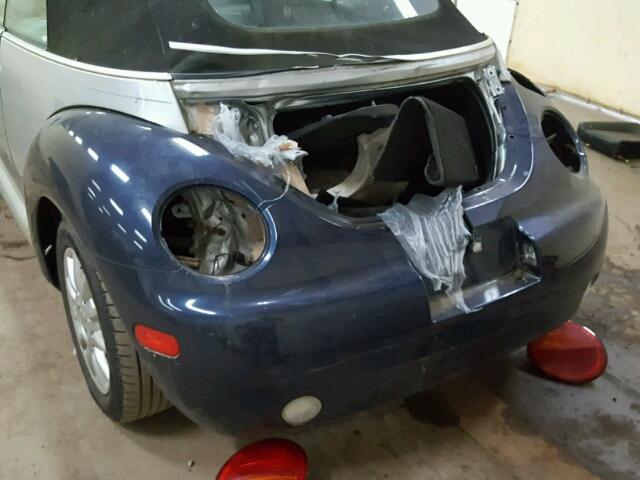 3VWCM31Y85M301835 - 2005 VOLKSWAGEN NEW BEETLE ვერცხლისფერი ფოტო 9