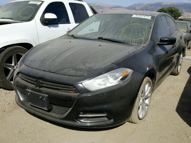 1C3CDFBA8DD209788 - 2013 DODGE DART SXT BLACK photo 2