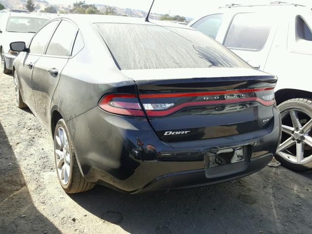 1C3CDFBA8DD209788 - 2013 DODGE DART SXT BLACK photo 3