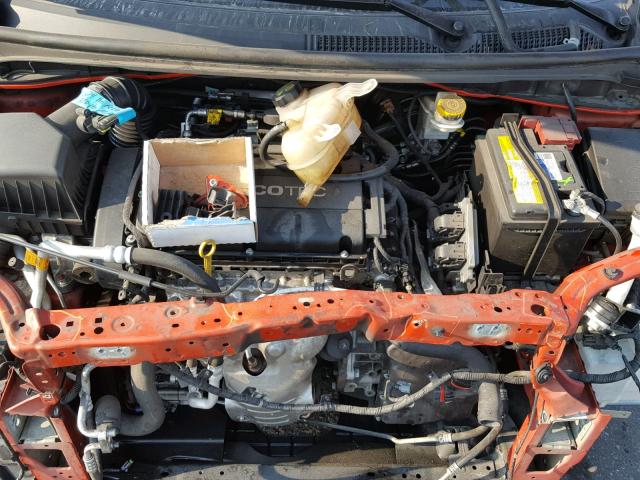 1G1JA5SH1C4102821 - 2012 CHEVROLET SONIC LS 橙色 照片 7