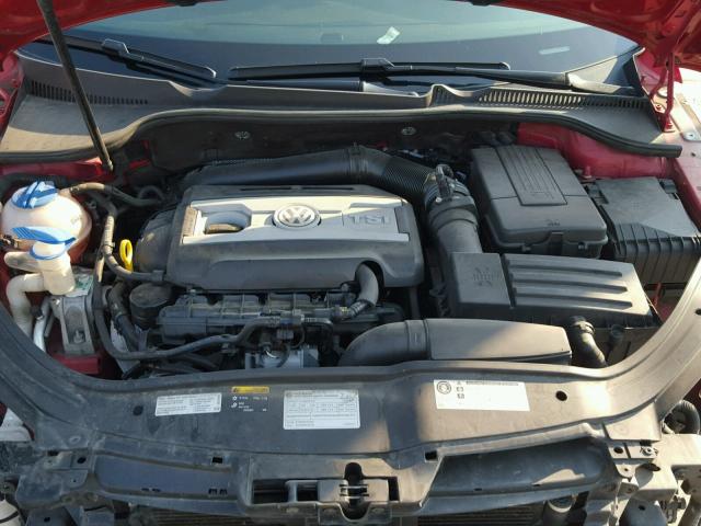 WVWBW8AH9EV001779 - 2014 VOLKSWAGEN EOS KOMFOR წითელი ფოტო 7