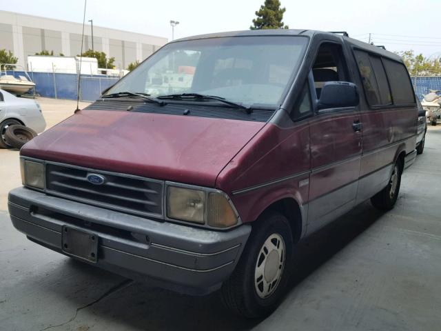 1FMDA41X8RZA49209 - 1994 FORD AEROSTAR RED photo 2