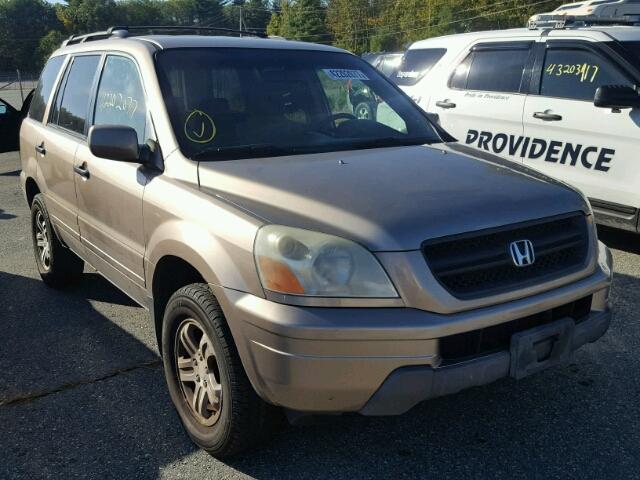 2HKYF18433H617057 - 2003 HONDA PILOT GOLD photo 1