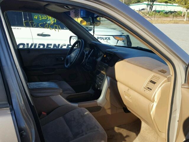 2HKYF18433H617057 - 2003 HONDA PILOT GOLD photo 5