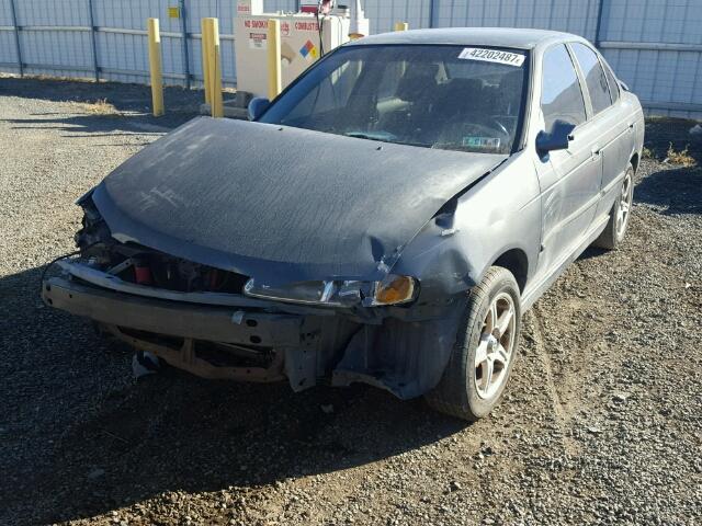 3N1BB51D91L118279 - 2001 NISSAN SENTRA SE GRAY photo 2