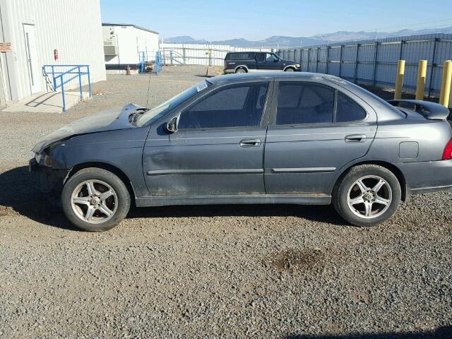 3N1BB51D91L118279 - 2001 NISSAN SENTRA SE GRAY photo 9