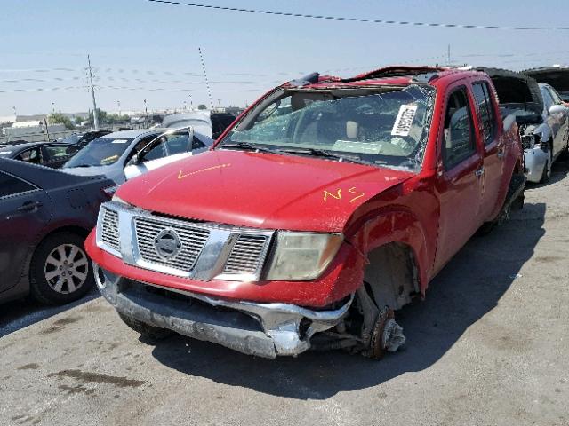 1N6AD07W37C434566 - 2007 NISSAN FRONTIER C RED photo 2