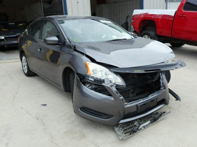 3N1AB7AP8FY237839 - 2015 NISSAN SENTRA GRAY photo 1