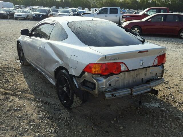 JH4DC53014S015262 - 2004 ACURA RSX SILVER photo 3