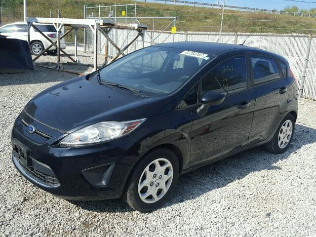 3FADP4EJ3CM128519 - 2012 FORD FIESTA SE BLACK photo 2