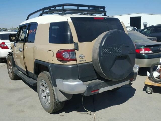 JTEBU4BF2EK183320 - 2014 TOYOTA FJ CRUISER TAN photo 3