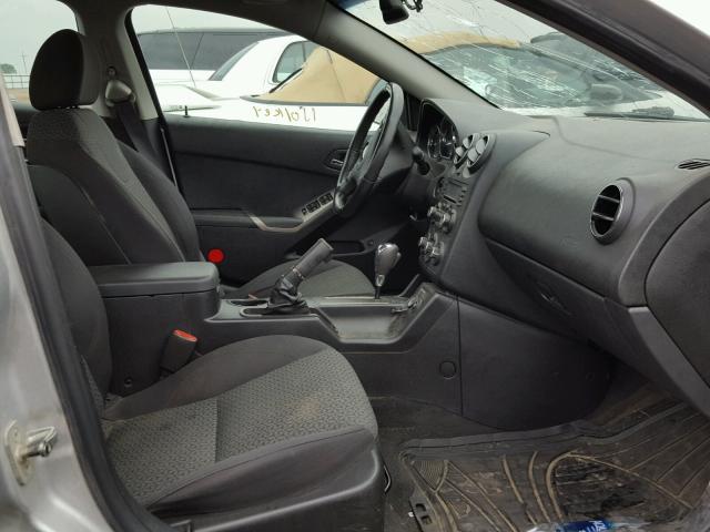 1G2ZG57N594217037 - 2009 PONTIAC G6 SILVER photo 5