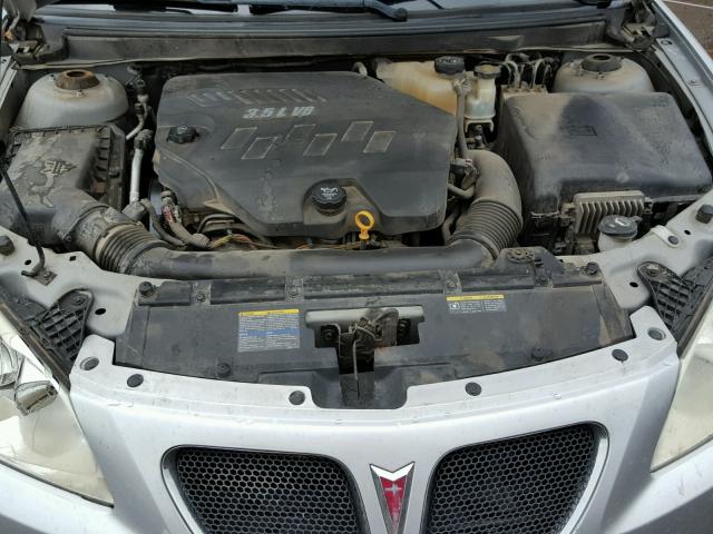 1G2ZG57N594217037 - 2009 PONTIAC G6 SILVER photo 7