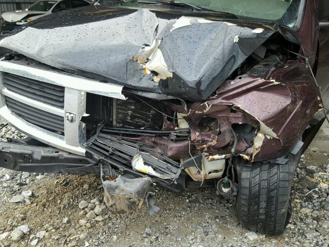 1D8HD58D05F524914 - 2005 DODGE DURANGO LI MAROON photo 9