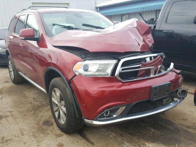 1C4RDJDG0EC522514 - 2014 DODGE DURANGO LI MAROON photo 1