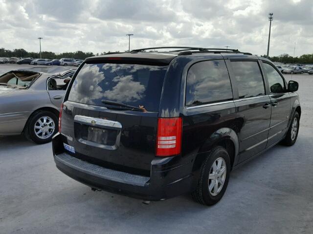 2A8HR54P88R749572 - 2008 CHRYSLER TOWN & COU BLUE photo 4