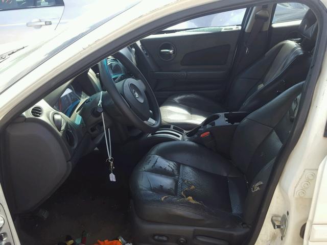 2G2WP522341307422 - 2004 PONTIAC GRAND PRIX WHITE photo 5