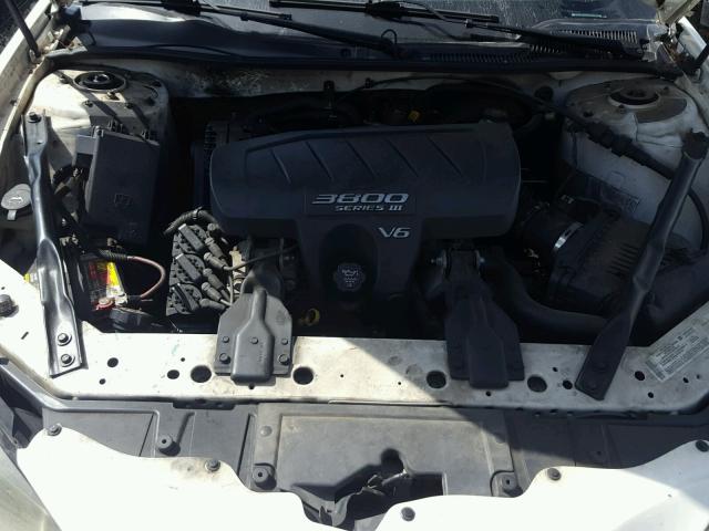 2G2WP522341307422 - 2004 PONTIAC GRAND PRIX WHITE photo 7