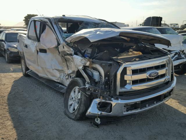 1FTEW1CG8GKD18627 - 2016 FORD F150 SUPER SILVER photo 1