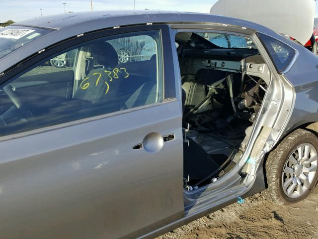 3N1AB7AP0DL739707 - 2013 NISSAN SENTRA S SILVER photo 9