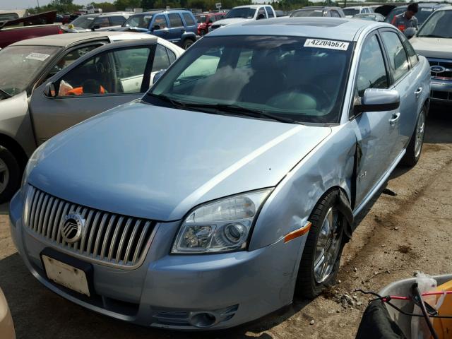 1MEHM42W78G620393 - 2008 MERCURY SABLE BLUE photo 2