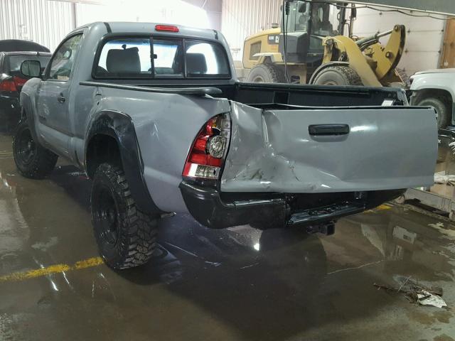 5TEPX42N39Z632045 - 2009 TOYOTA TACOMA GRAY photo 3